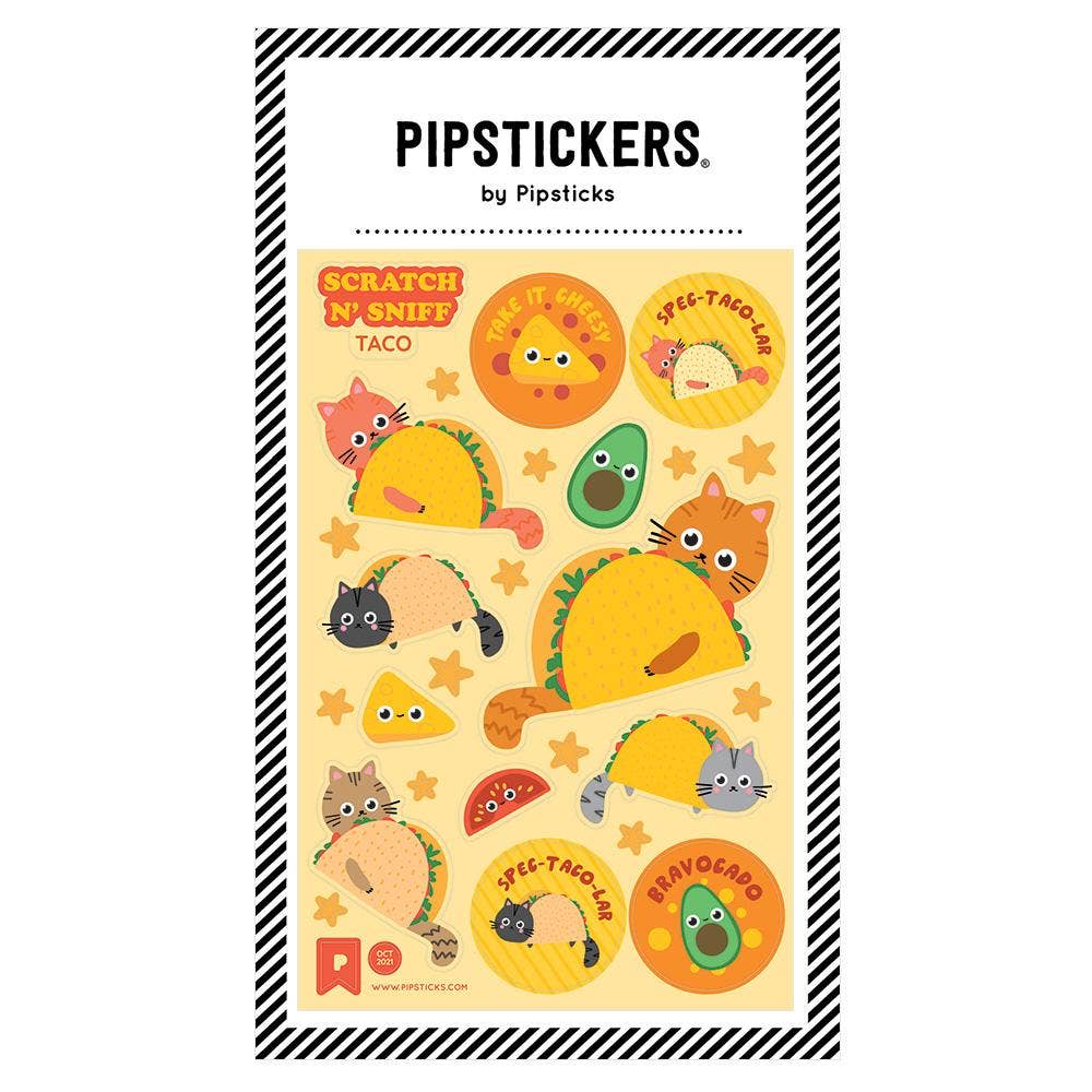 Atlas Stationers - Pipsticks Take It Cheesy Scratch 'n Sniff - Stickers