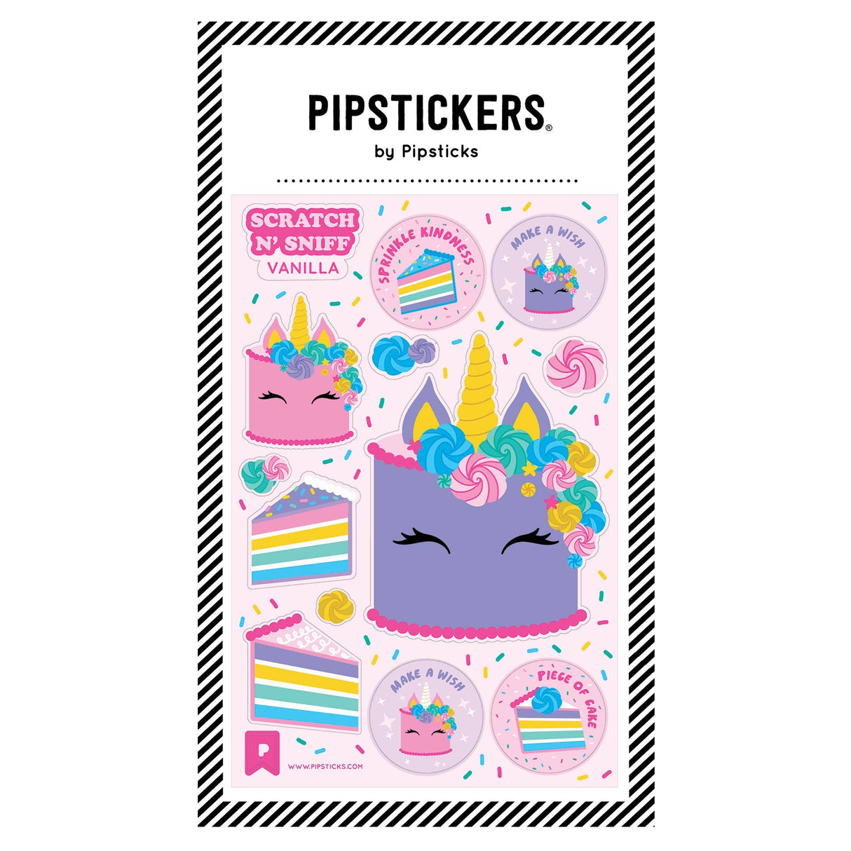 Pipsticks Unicorn Cake Scratch 'n Sniff