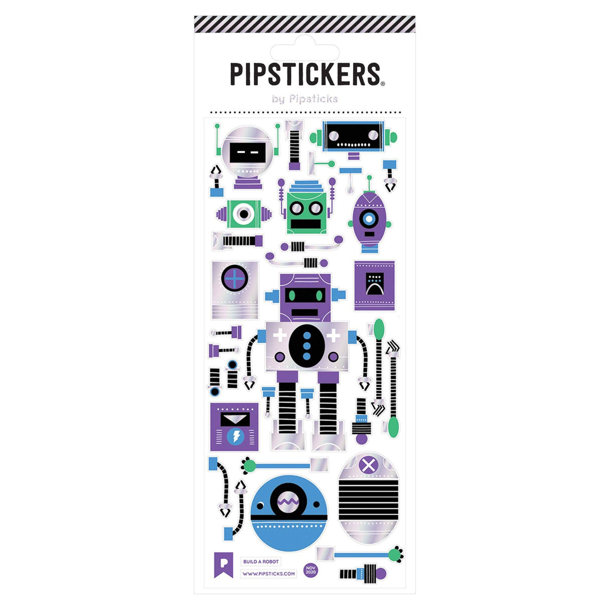 Atlas Stationers - Pipsticks Build A Robot - Stickers