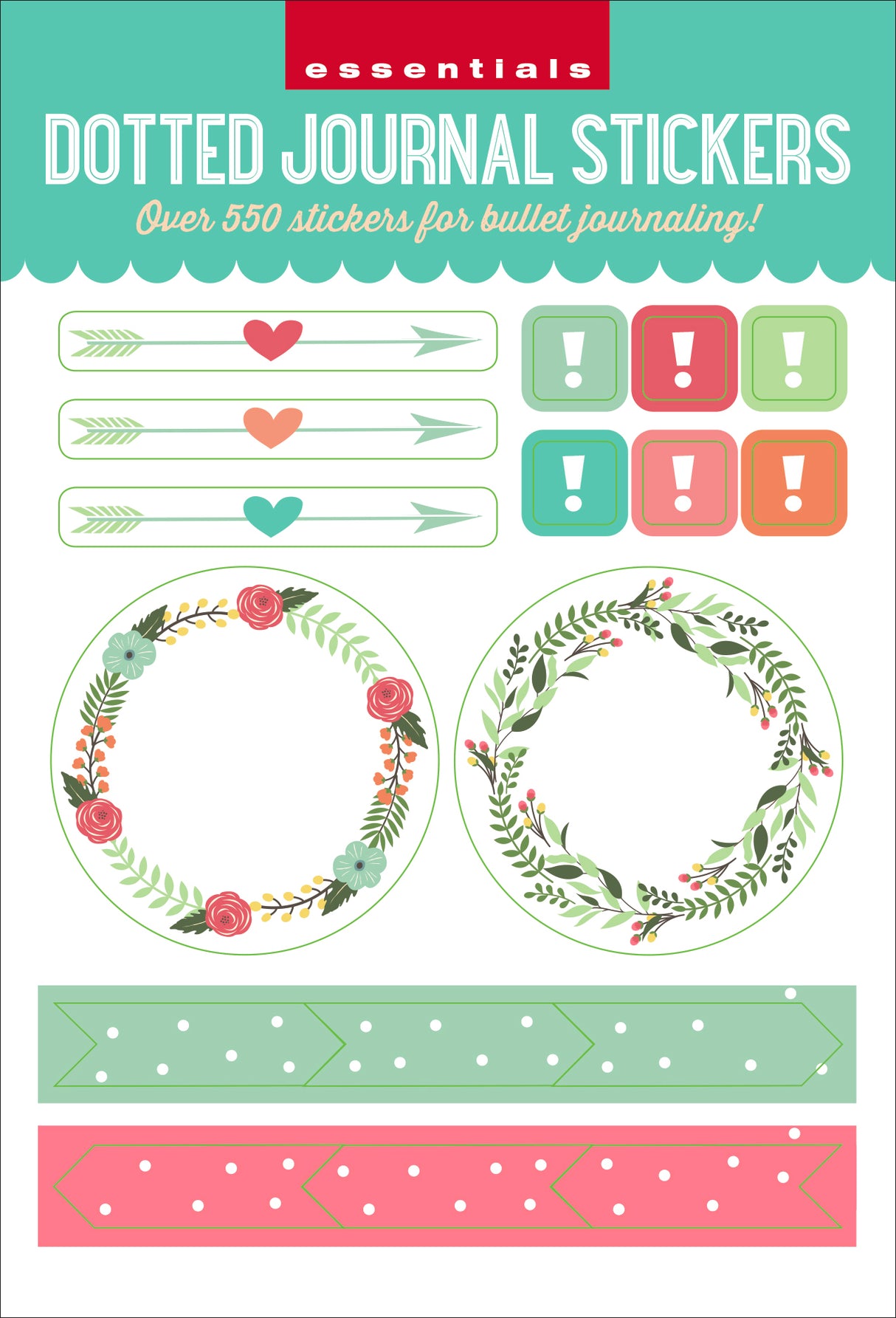 ESSENTIALS DOTTED JOURNAL PLANNER STICKERS | Atlas Stationers.