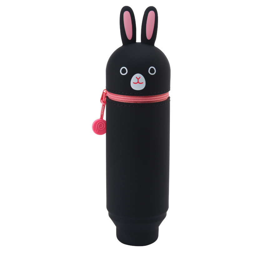 PuniLabo Stand Up Pen Case - Black Rabbit