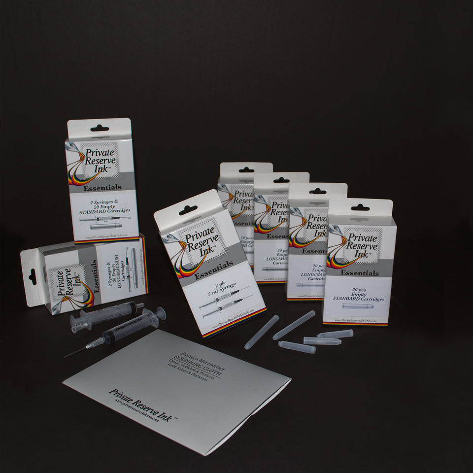 Private Reserve Empty Standard International Cartridges - Short (50 Pack) | Atlas Stationers.