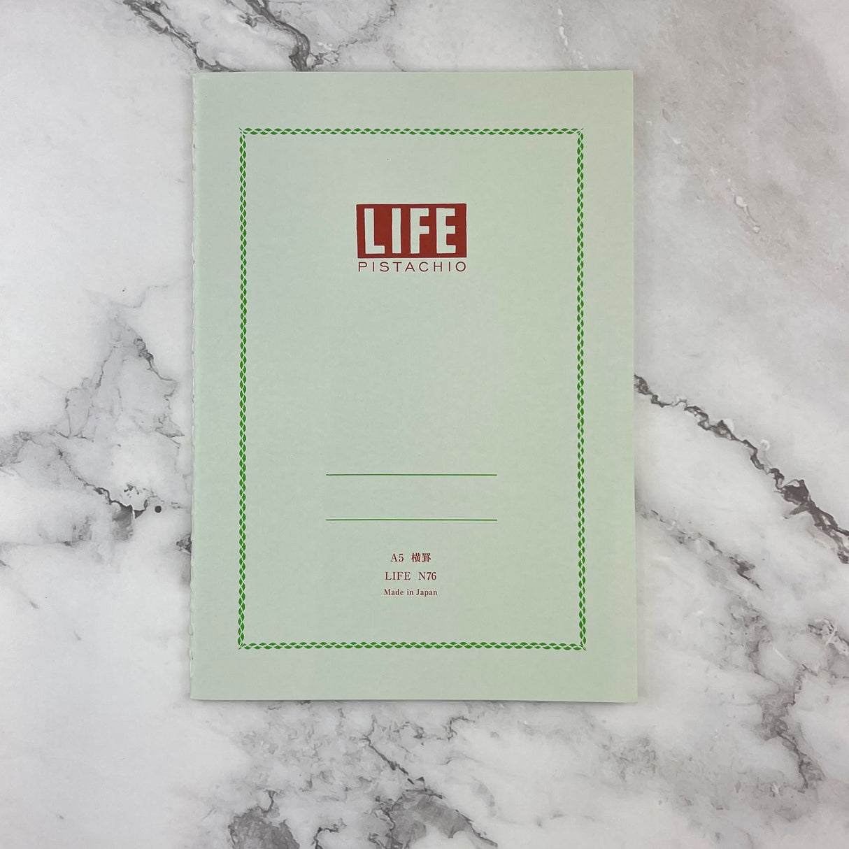 Life Pistachio Notebook - A5 - Ruled