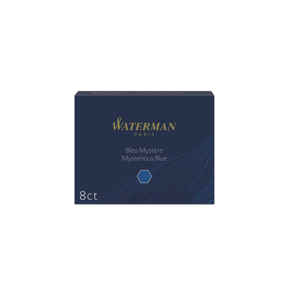 Waterman Fountain Pen Ink Cartridges - Mysterious Blue | Atlas Stationers.