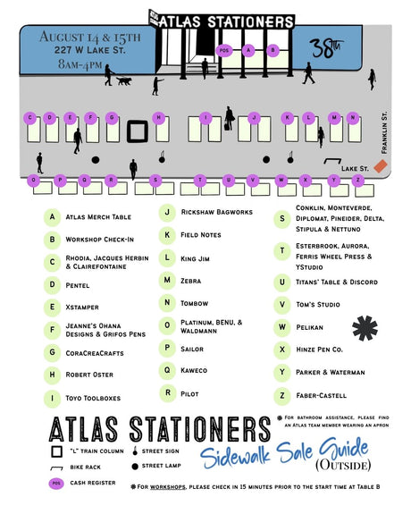 38th Annual Sidewalk Sale FAQ & Festival Map (2025)