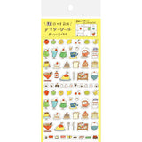Furukawashiko Daily Seal Planner Sticker Sheet - Watashi Biyori - Delicious Food