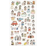 Furukawashiko Daily Seal Planner Sticker Sheet - Watashi Biyori - Our Life