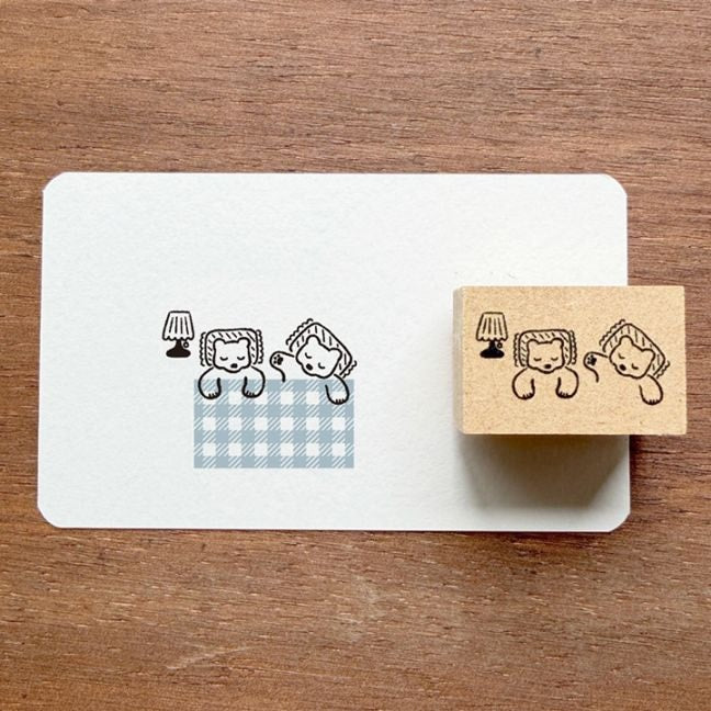 Stamp Marché Labetomo Stamp - Bear Blanket