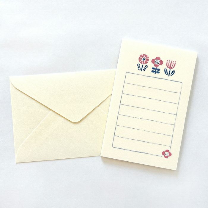 Furukawashiko Mini Letter Set - Nordic Flowers