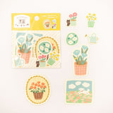 Furukawashiko Flake Stickers - Watashi Biyori - Gardening