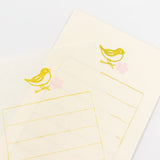 Furukawashiko Mini Letter Set -  Cherry Blossoms and Japanese Warblers