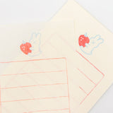 Furukawashiko Mini Letter Set -  Strawberry Bunny