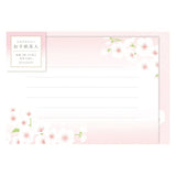 Furukawashiko Mini Horizontal Letter Set - White Sakura