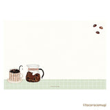 Furukawashiko Tocorocomugi Mini Horizontal Letter Set - Coffee Shop