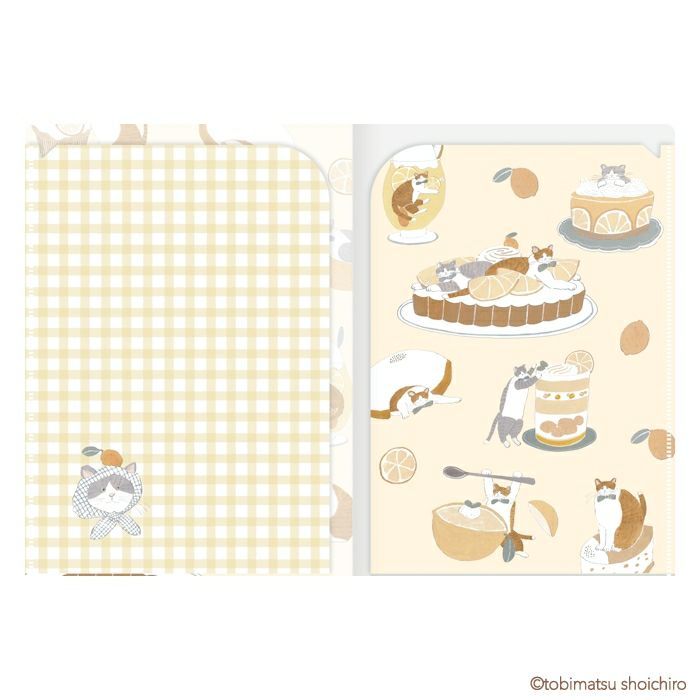 Furukawashiko A5 Clear File - Lemon Sweets