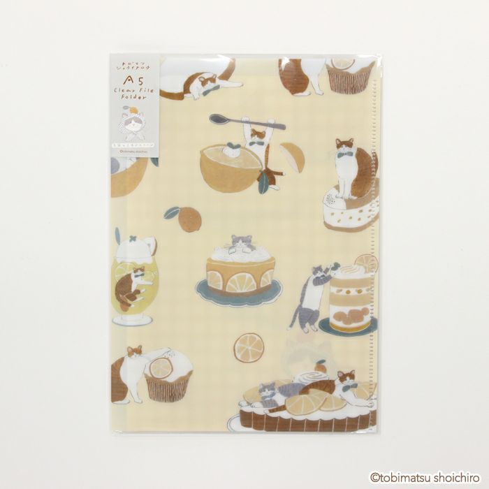 Furukawashiko A5 Clear File - Lemon Sweets