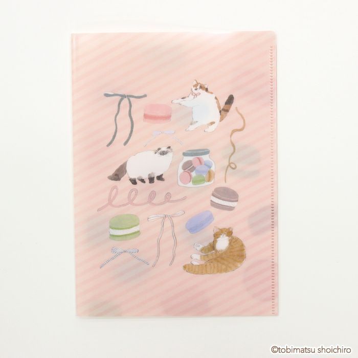 Furukawashiko A5 Clear File - Macaron
