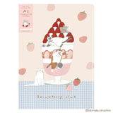 Furukawashiko A5 Clear File - Strawberry Sweets