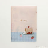 Furukawashiko A5 Clear File - Strawberry Sweets