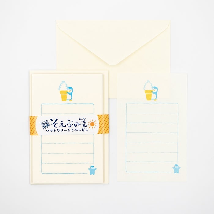 Furukawashiko Mini Letter Set -  Soft Serve and Penguin
