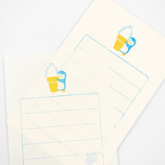 Furukawashiko Mini Letter Set -  Soft Serve and Penguin