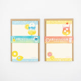 Furukawashiko Mini Letter Set - Animal Sweets Workshop - Soda Cat