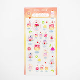 Furukawashiko Clear Sticker Sheet - Animal Sweets Workshop - Soda Cat