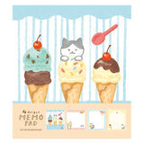 Furukawashiko Memo Pad - Cat and Ice Cream