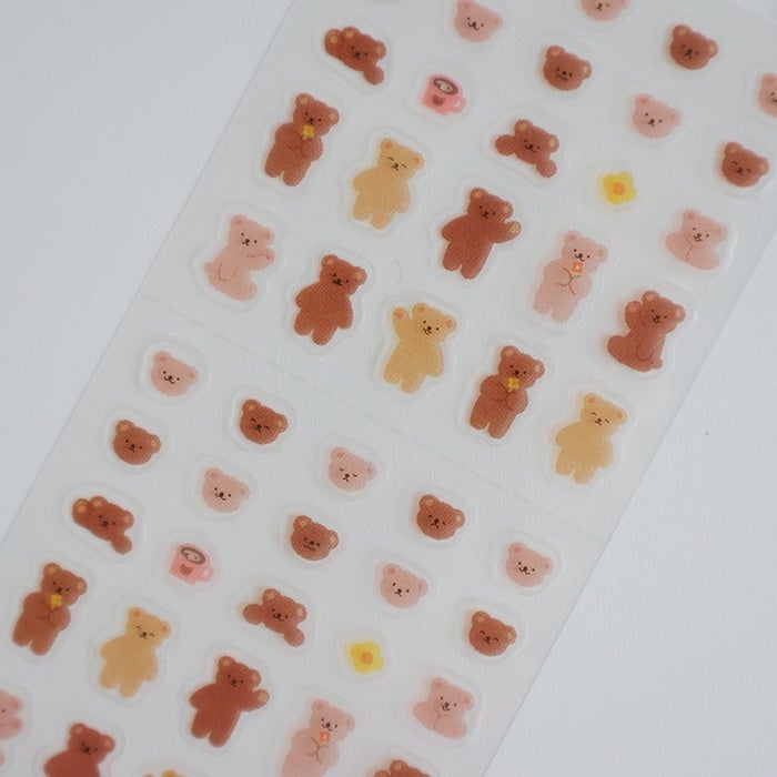 Furukawashiko Chocolog Choco-Peta Stickers - Bear