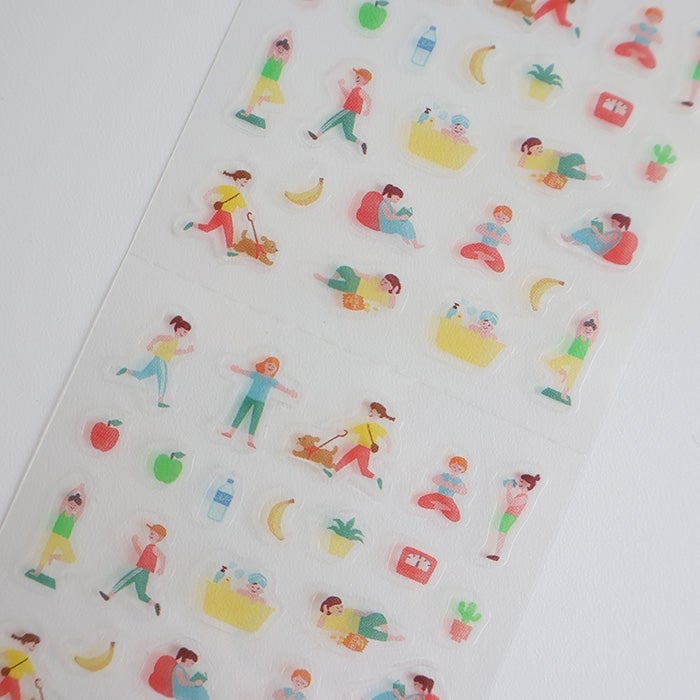 Furukawashiko Chocolog Choco-Peta Stickers - Life