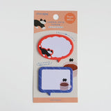 Furukawashiko Chocolog Choco-Peta Sticky Notes - Cat