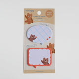 Furukawashiko Chocolog Choco-Peta Sticky Notes - Bear