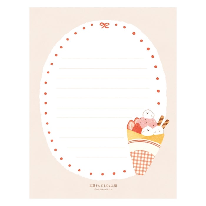 Furukawashiko Letter Set - Sweets Animal Workshop - Kotori