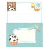 Furukawashiko Letter Set - Sweets Animal Workshop - Relaxing Panda