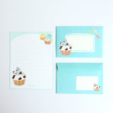 Furukawashiko Letter Set - Sweets Animal Workshop - Relaxing Panda