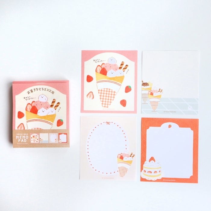Furukawashiko Sweets Animal Workshop Memo Pads - Kotori