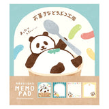 Furukawashiko Sweets Animal Workshop Memo Pads - Relaxing Panda