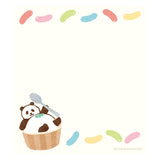 Furukawashiko Sweets Animal Workshop Memo Pads - Relaxing Panda