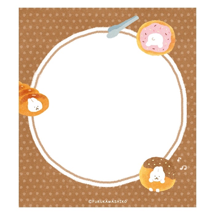 Furukawashiko Sweets Animal Workshop Memo Pads - Cozy Rabbit