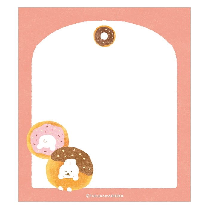 Furukawashiko Sweets Animal Workshop Memo Pads - Cozy Rabbit