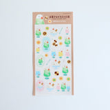 Furukawashiko Sweets Animal Workshop Sticker Sheet - Cream Seal