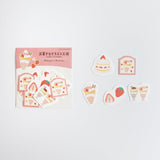 Furukawashiko Sweets Animal Workshop Washi Flake Stickers - Kotori