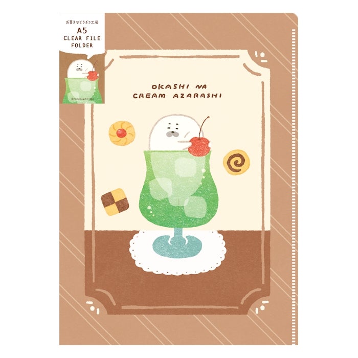 Furukawashiko A5 Clear File - Cream Seal