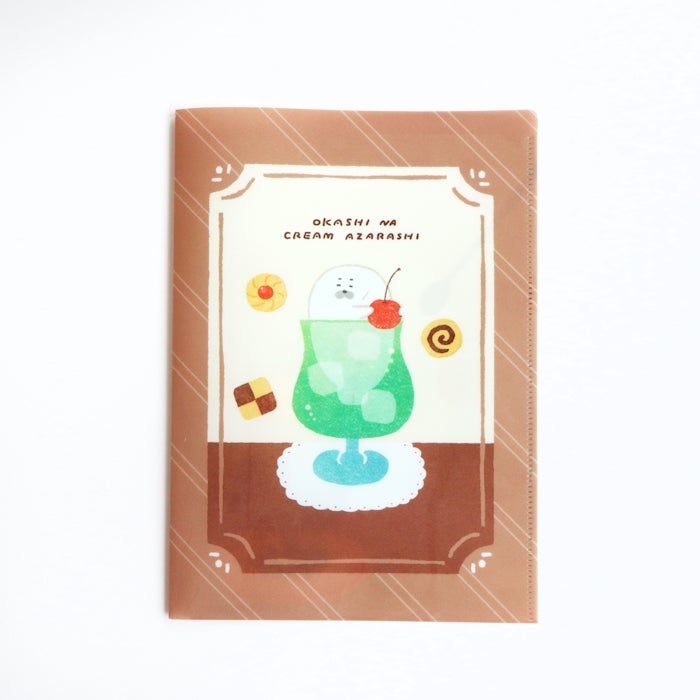 Furukawashiko A5 Clear File - Cream Seal