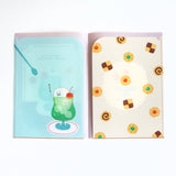 Furukawashiko A5 Clear File - Cream Seal