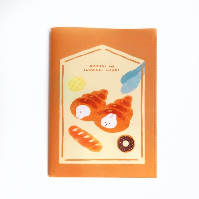 Furukawashiko A5 Clear File - Cozy Rabbit