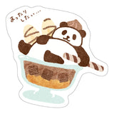 Furukawashiko Sweets Animal Workshop Sticker Set - Relaxing Panda