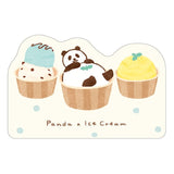 Furukawashiko Sweets Animal Workshop Sticker Set - Relaxing Panda