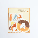 Furukawashiko Sweets Animal Workshop Sticker Set - Cozy Rabbit