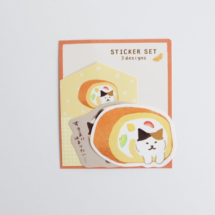Furukawashiko Sweets Animal Workshop Sticker Set - Sukima Nyanko